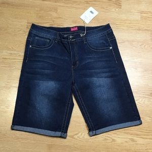 NWT Spoiled Angel Bermuda Jean Short